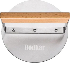 bodkar Smash Burger Press Stainless Steel 6 Inch Round Burger Smasher with Wo... - Picture 1 of 2