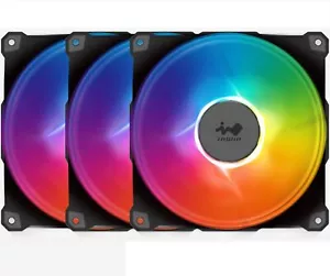 InWin Jupiter AJ140 Addressable RGB Triple Fan Kit 140mm Computer Case Fan - Picture 1 of 4