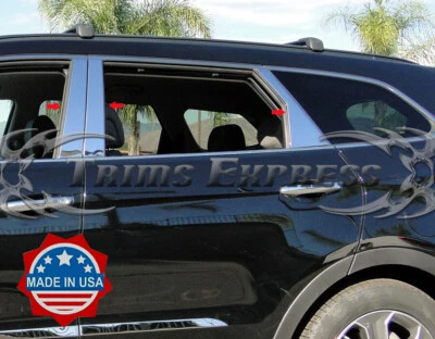 подходит: 2013-2018 Hyundai Santa Fe XL/GLS длиннее 6 шт хромированная стойка стойка стойка отделка чехол - Изображение 1 из 3