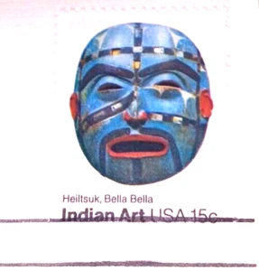Indian Art - Heiltsuk, Bella Bella - 22kt Gold Replica Stamps - SEE BELOW - Picture 1 of 4