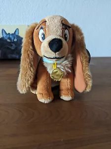 Disney Plush Lady & The Tramp 6 Inch Dog Just Play Stuffed Animal - Picture 1 of 5
