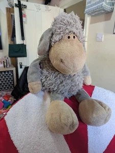 NICI 18" GREY JOLLY MAH SHEEP SOFT TOY PLUSH GERMAN RARE - Imagen 1 de 9