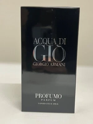 Giorgio Armani Acqua Di Gio Profumo 男士 6.08 盎司香水古龙水全新带盒 — 第 1/4 张图片