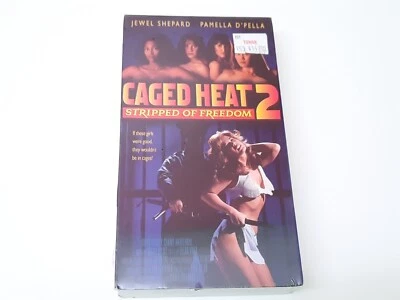 Caged Heat 2 Stripped Of Freedom 1994 VHS NTSC New Factory Sealed Watermarks OOP - Bild 1 von 4