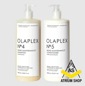 Olaplex Pro No 4 + 5 JUMBO Bond Maintenance SHAMPOO + CONDITIONER 1000mL DUO - Picture 1 of 1