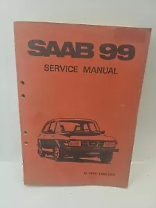 1975 - 1980 USA Saab 99 OEM Service Manual - Foto 1 di 6