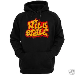WILD STYLE HOODIE - ALL COL + SIZE (Gildan graffiti bombing Hip-Hop subway) - Picture 1 of 2