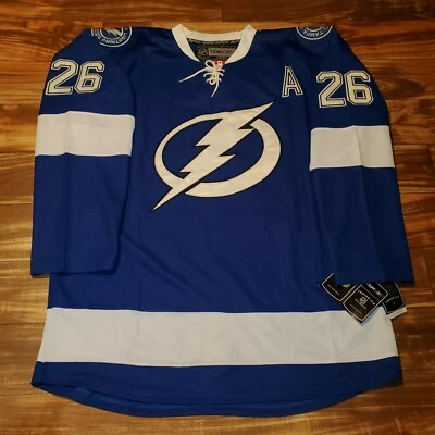 NUEVA RARA Camiseta de Hockey Reebok Martin St Louis Tampa Bay Lightning NHL Azul Talla 56 Foto 1 de 4