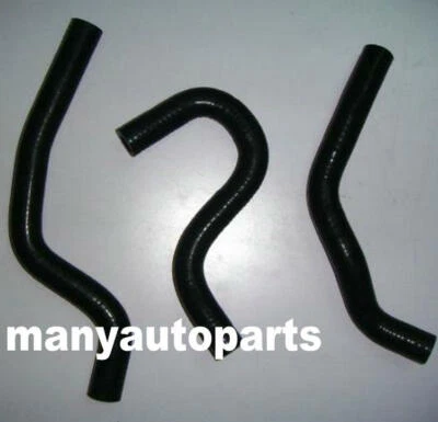 Fit Honda CR80R 1998-2002/CR85R RB Expert 2003-2007 silicone hose kit BLACK Foto 1 de 4