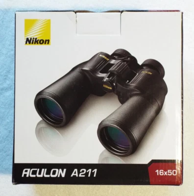 Nikon Aculon A211 16x50 Binocular - Black - Image 1 of 4