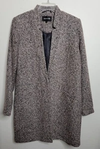 Best Mountain Womens Tweed Jacket Black & White  w/Slight Rose Tint Sz Large NEW - Picture 1 of 10