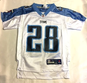 Reebok NFL On Field Tennessee Titans Official Jersey Youth S Chris Johnson # 28 - Picture 1 of 9
