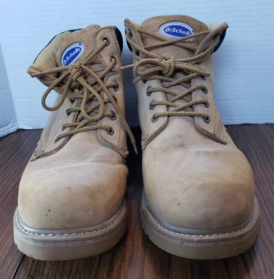 Botín Dr. Scholl's Holmen de cuero marrón para trabajo al aire libre talla 11 Foto 1 de 4