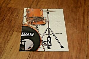 Ludwig Drums Rocker Series Percussion Catalogue 1998 Retro Vintage Drum range