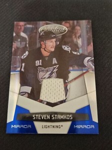 2010-11 PANINI CERTIFIED STEVEN STAMKOS #130 #ed 46/100 MIRROR BLUE JERSEY