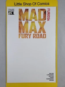 Mad Max Fury Road Furiosa #1 Blank SKETCH VARIANT 2015 Movie Vertigo Comics - Picture 1 of 8