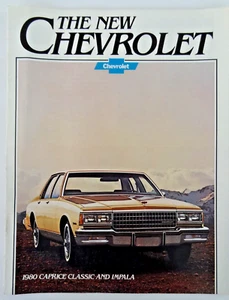 Chevrolet Caprice 1980 clásico e impala folleto - Imagen 1 de 9