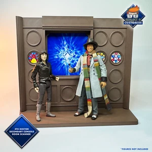 Doctor who 4th Doctor second console room scanner Diorama (Original Design) - Picture 1 of 7