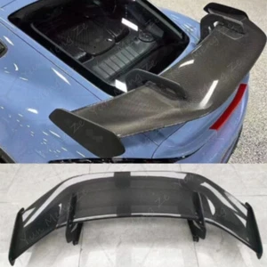 For Porsche 718 981 987 Boxter Cayman GT4 Style Carbon Fiber Rear Spoiler Wing - Picture 1 of 8