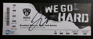 Jahlil Okafor Signature Signed Auto Autograph Brooklyn Nets Ticket Stub Pistons