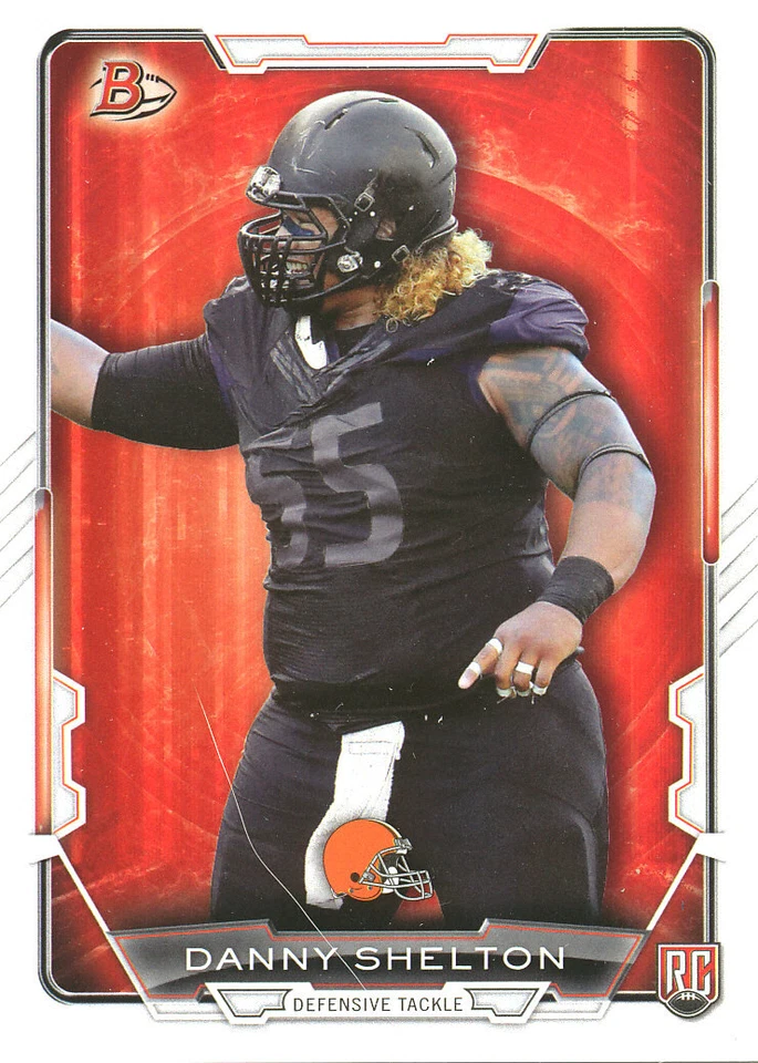BOWMAN Danny Shelton RC BROWNS PATRIOTS LIONS GIANTS Washington HUSKIES - Image 1 of 1