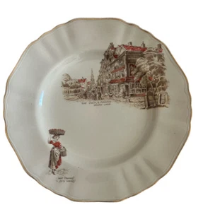 Plato vintage J & G Meakin Sunshine Ware THE OLD TABARD INN, aprox. 1940-1963 8,75" - Imagen 1 de 8
