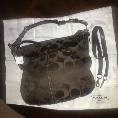 BOLSO BANDOLERA COACH J0849-12676 SOHO HOBO LONA FIRMA....LEER!!!!!!! Foto 1 de 4