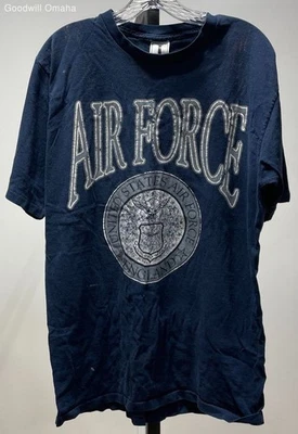 Camiseta de Colección Jostens Para Hombre Azul Marino Fuerza Aérea Talla L Usada Foto 1 de 4