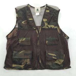 Northwest Territory Vest Mens 2XL Camo Padded Utility Hunting Fishing - Picture 1 of 8