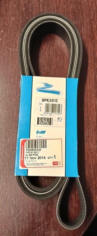 PQS500420 Range Rover sport 2.7L Lion Diesel Auxiliary belt - Image 1 of 1