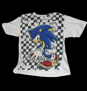 Vintage 1990’s Sonic The Hedgehog Sega T-shirt Size Large - Picture 1 of 5
