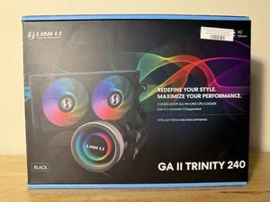 Lian Li Galahad II Trinity 2x120mm RGB AiO Liquid CPU Cooler - Black - Photo 1/2