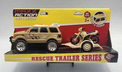 Maxx Action Toy Truck Серия Пожарных и Спасательных Прицепов с Светом и Звуком (Новый | Новый в коробке) - Изображение 1 из 2