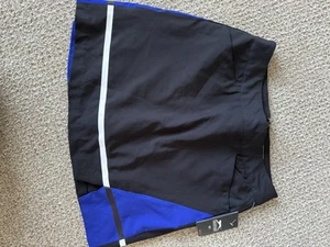 SLAZENGER Women’s Golf Skirt Size 2 Black With Royal Blue Accents - Picture 1 of 5