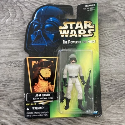 Figura de acción Star Wars Power of the Force AT-ST Driver 3,75" - Kenner 1996 NUEVO Foto 1 de 4