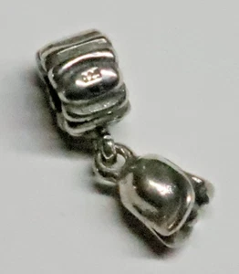 Pandora Charm mit Anhänger Tulpenblüte mit Punze Ale Silber 925 - Bild 1 von 6