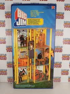 BIG JIM SECRET HEADQUARTERS QUARTIER GENERAL 004 MATTEL 5262 VINTAGE NEW MISB - Picture 1 of 8