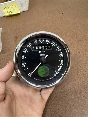 Rebuilt Tested Working Smiths Gauge British Norton Triumph BSA Speedometer  - Image 1 of 4
