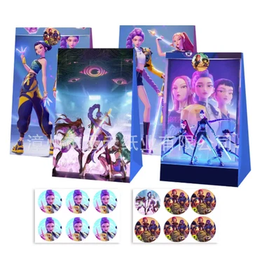 Bolsas de regalo de caramelos Kpop cazadores de demonios animé papel kraft favores de fiesta Foto 1 de 4