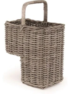 Pacific Grey Kubu Stair Storage Basket - Picture 1 of 4