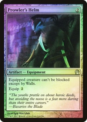 Theros  MTG  Foil    Prowler's Helm   Magic - Image 1 of 2