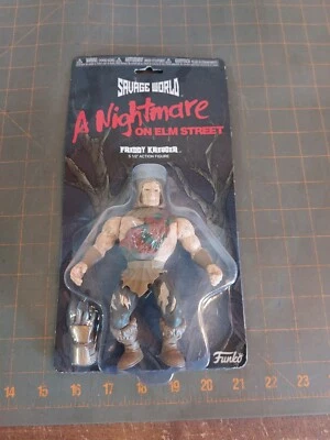 Savage World Nightmare on Elm Freddy Kreuger Action Figure Funko - Image 1 of 3