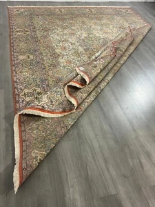 Kashmir Seide Perserteppich Orientteppich gereinigt/washed 342cmx241cm 10410 Top - Bild 1 von 19