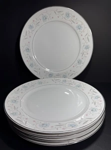 5er Set English Garden Platinum Fine China #1221 Essteller 10-3/8" breit - Bild 1 von 4