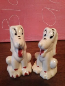 Vintage salt and pepper shakers two dogs   - Picture 1 of 8