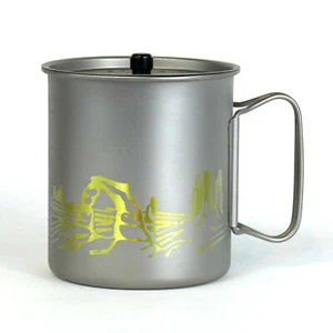 Vargo Ti-Lite 750 Titanium Camp Mug - High Desert Design - Picture 1 of 5