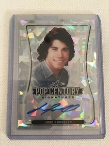 2020 Leaf Pop Century Silver Crystals John Travolta Signed AUTO 19/35