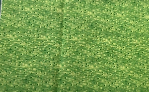 Grüne Punkte auf grünem Stoff Druck OOP BTHY - Bild 1 von 2