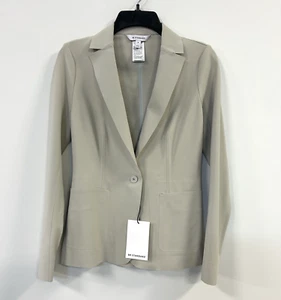 Banana Republic BR Standard Women’s Luxe Sculpt Blazer Sea Salt Tan Size 0 NWT - Picture 1 of 15