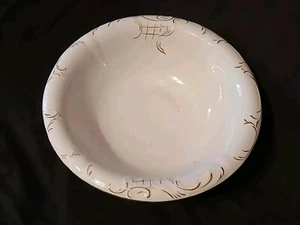 Antique Dresden Semi-Porcelain Wash Bowl - 15-1/2" across - Picture 1 of 9